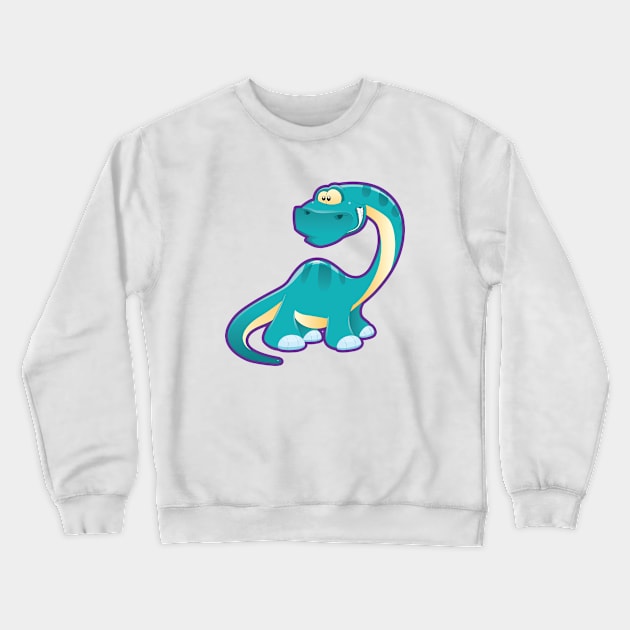 DINO HAPPY Crewneck Sweatshirt by leobass